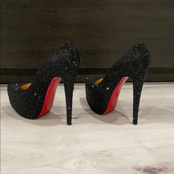 38.5 Louboutin Daffodile Strass 160 Pumps - Picture 3 of 8
